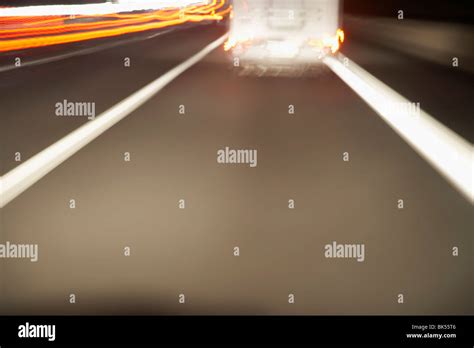 Multiple lane highway night taillight hi-res stock photography and ...