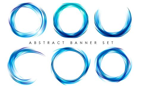 Abstract banner set in blue | Free Vector - rawpixel