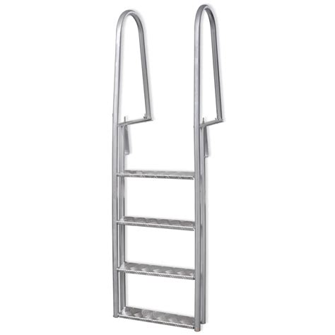 4-Step Dock/Pool Ladder Aluminium 167 cm – Home and Garden | All Your ...
