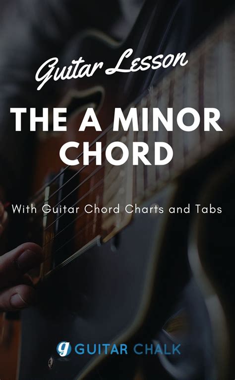 guitar lesson for the minor chords and tabs