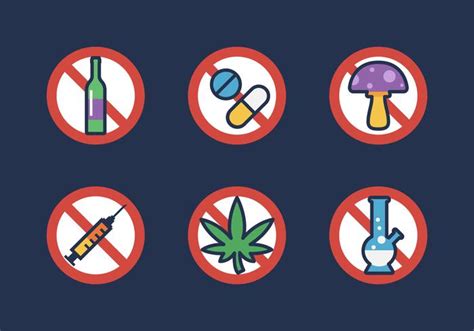 Vector No Drugs Icon - Download Free Vector Art, Stock Graphics & Images