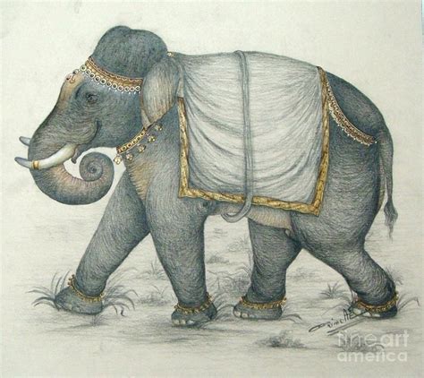 Royal Elephant Painting by Art Asia - Fine Art America