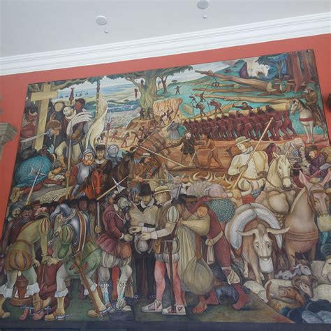 Mural de Diego Rivera en el Palacio Nacional de la Ciudad de México #CDMX #Mexico | Painting ...