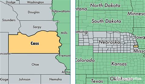 Cass County, Nebraska / Map of Cass County, NE / Where is Cass County?