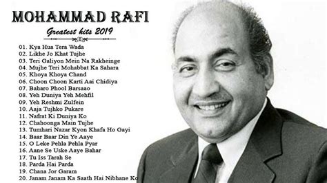 20 Best Mohammad Rafi Hit Songs Evergreen Old Hindi Songs Jukebox ...