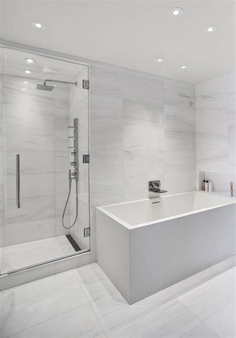 Modern White Marble Bathroom Designs – BESTHOMISH