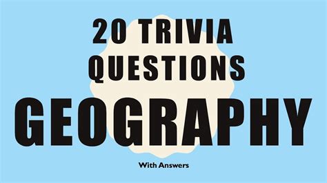 Geography Trivia Questions And Answers Easy - img-geranium