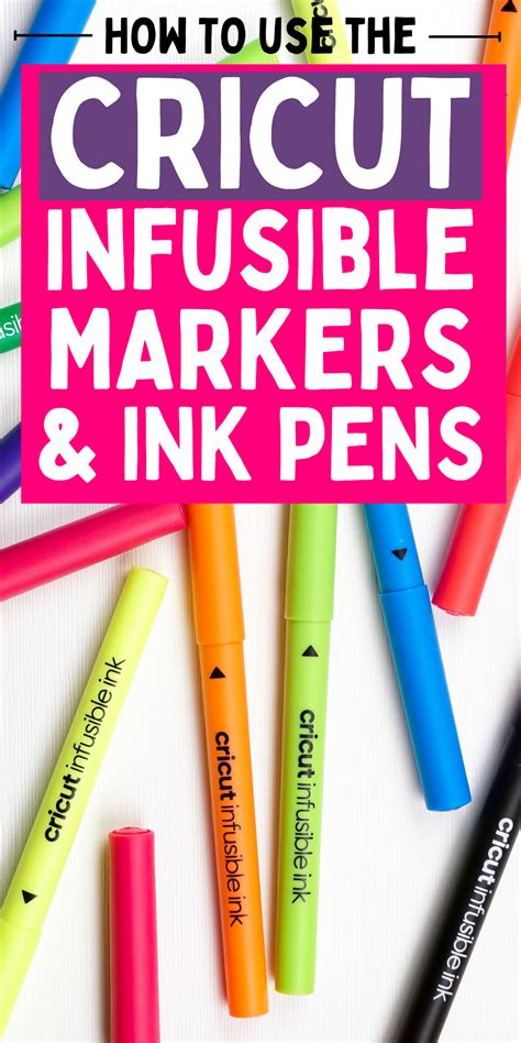 How to Use the Cricut Infusible Ink Pens & Markers | Infusible ink, How ...