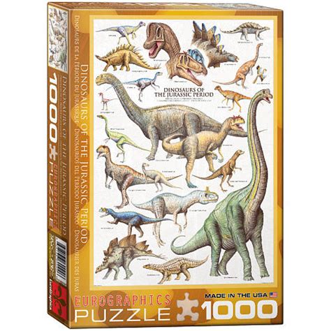 Dinosaurs Jurassic Period Jigsaw Puzzle - 1000-Piece