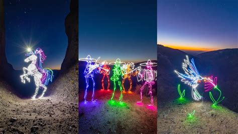 This viral light painting photographer is now taking requests on TikTok ...