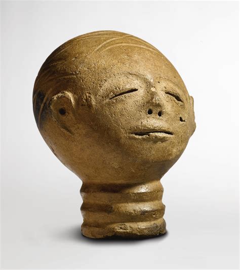 Akan Terracotta Commemorative Head, Ghana | Lot | Sotheby's | African ...