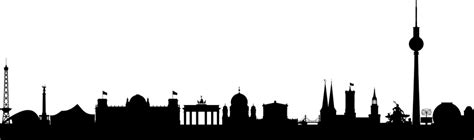 Berlin Skyline Silhouette at GetDrawings | Free download