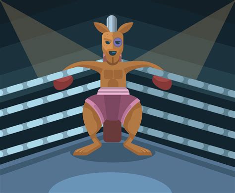 Boxing Kangaroo Vector Vector Art & Graphics | freevector.com