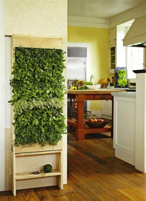 20 Stunning Indoor Living Wall Herb Garden - Home, Family, Style and Art Ideas