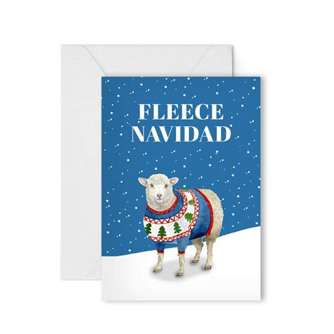 Fleece Navidad Greeting Card — ERICA NORDBERG