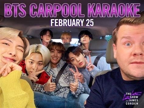 BTS debutará en 'Carpool Karaoke' con James Corden - Latin US