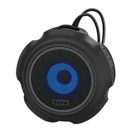 iHome iBT822 Portable Waterproof Color Changing Bluetooth Speaker ...