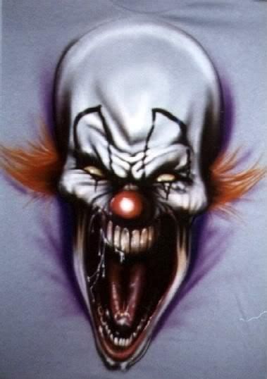 Screaming clown | Scary clowns, Evil clowns, Creepy clown