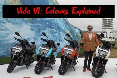 Vida V1 e-Scooter: Colours Explained | BikeDekho