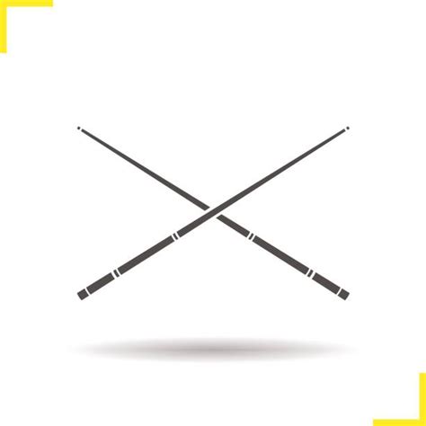 Billiard Stick Clipart Black