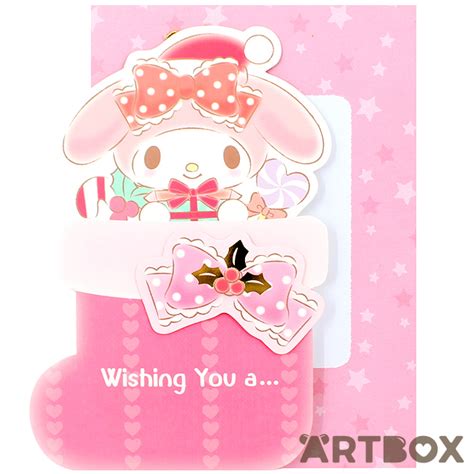 Buy Sanrio My Melody Stocking Hanging Decoration Christmas Card at ARTBOX