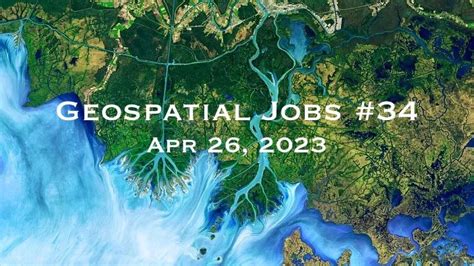 Geospatial Jobs #34: Apr 26, 2023 - by Ali Ahmadalipour