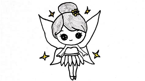 Fairy Drawings In Pencil For Kids