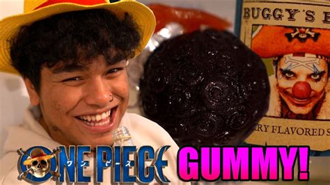 FYE One Piece Live Action Gum Gum Fruit Gummy Review! "Eating a Gum Gum Fruit in Real Life ...