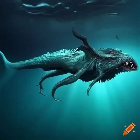 Terrifying ocean creature