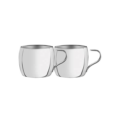 Stainless Steel Coffee Cup Set : Stainless Steel Espresso Cups Set ...