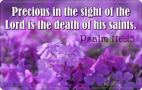 Blessed By The Lord: May 5, 2019 - PRECIOUS DEATH