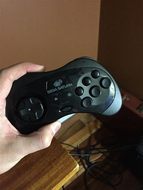 Can we just appreciate how awesome this is? A Sega Saturn controller ...