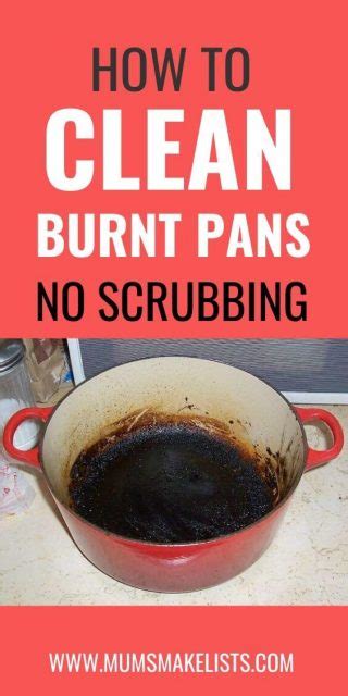 QUICK & EASY WAY TO CLEAN BURNT PANS