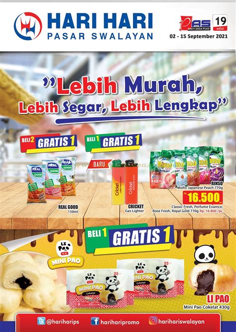 Katalog Promo HARI-HARI Swalayan 02 - 15 September 2021 • SoPasti.Com