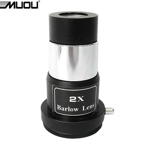 MUOU 1.25'' Barlow Lens X 2 Telescope M42X0.75 Thread for Standard for ...