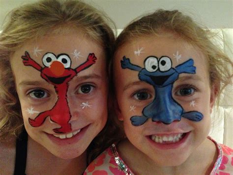 Cookie Monster Face Paint