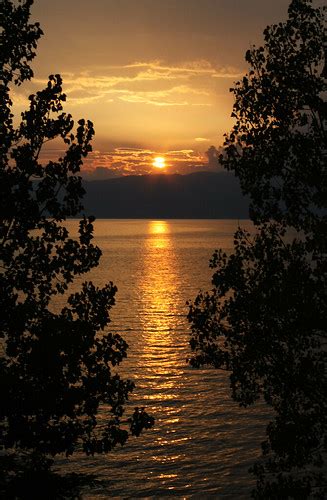 Sunset over Lake Ohrid | Taken from a hill called Gorica in … | Flickr