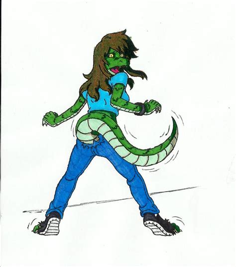 Lizard Alice: Tail growth by BlondeUchiha on DeviantArt