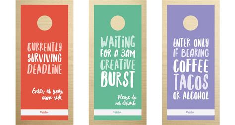 10 Funny Door Signs Every Designer Needs To Hang Outside His/Her Office ...