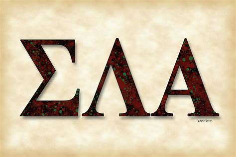 Sigma Lambda Alpha - Parchment Digital Art by Stephen Younts - Pixels