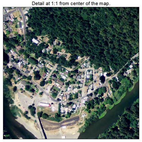 Aerial Photography Map of Monte Rio, CA California