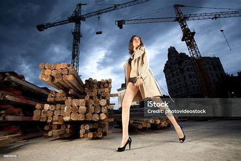 Long Legs Fashion Model In Milano Stock Photo - Download Image Now ...