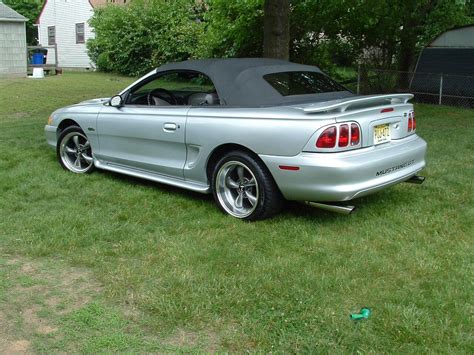 1998 Ford Mustang GT Convertible with Red and Black Stripes