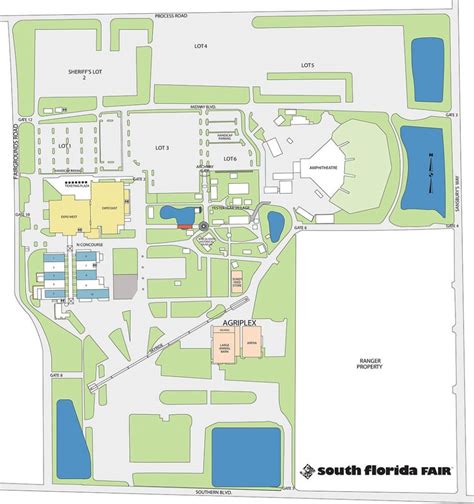 Facilities Map - Florida State Fairgrounds Map - Printable Maps