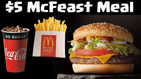 McDonald's $5 McFeast Meal Reviewed - YouTube