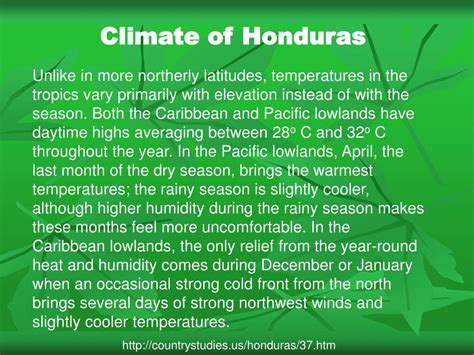 PPT - Climate of Honduras PowerPoint Presentation, free download - ID ...