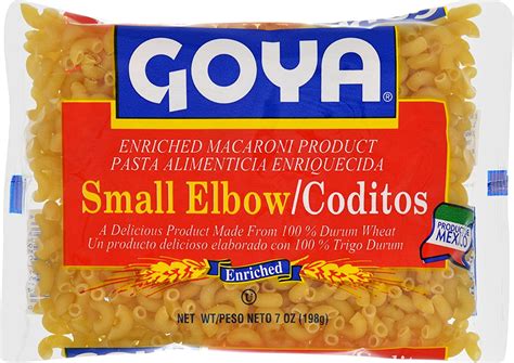 Goya Foods Coditos/Elbow Pasta, 7-Ounce (Pack of 20) - Walmart.com