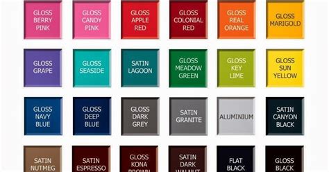 Paint Color Chart Bunnings - Paint Color Ideas