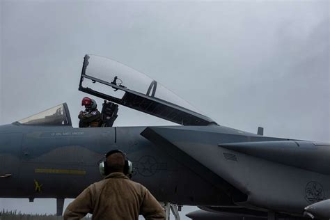 A 67th Fighter Squadron F-15C Eagle pilot, Kadena Air - NARA & DVIDS Public Domain Archive ...