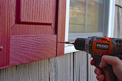 How to Install Vinyl Exterior Shutters with Spikes or Screws to the Window